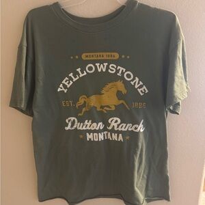 Green Yellowstone Dutton Ranch T-Shirt